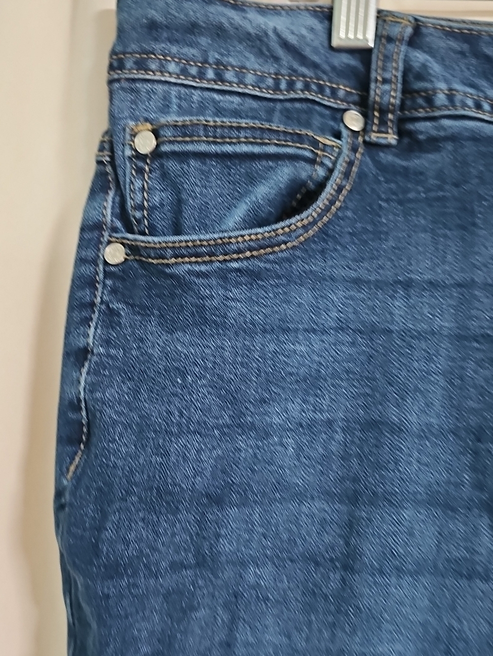 Est. 1946 Embroidered Dark Blue Women's Skinny Jeans - Picture 3 of 6